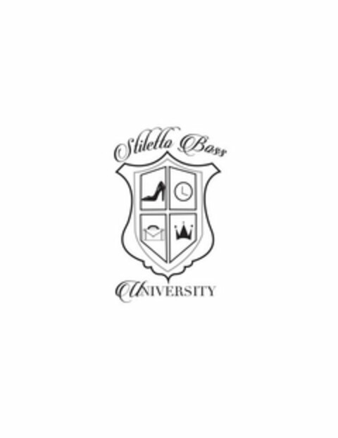 STILETTO BOSS UNIVERSITY Logo (USPTO, 10/16/2018)