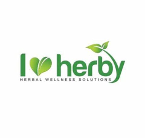 I HERBY HERBAL WELLNESS SOLUTIONS Logo (USPTO, 29.01.2019)