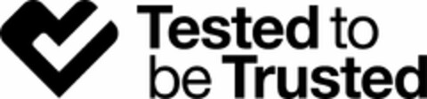 TESTED TO BE TRUSTED Logo (USPTO, 02/27/2019)