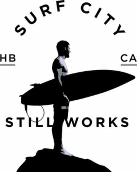 SURF CITY STILL WORKS HB CA Logo (USPTO, 03/22/2019)