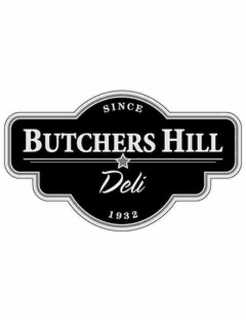 BUTCHERS HILL DELI SINCE 1932 Logo (USPTO, 13.04.2019)