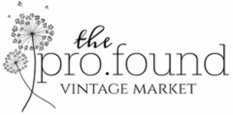 THE PRO.FOUND VINTAGE MARKET Logo (USPTO, 07.05.2019)