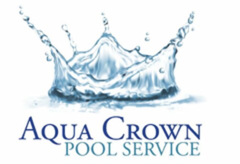 AQUA CROWN POOL SERVICE Logo (USPTO, 07/31/2019)