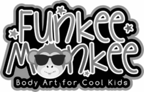 FUNKEE MUNKEE BODY ART FOR COOL KIDS Logo (USPTO, 06/24/2020)