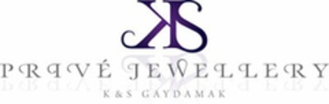 KS PRIVE JEWELLERY K&S GAYDAMAK Logo (USPTO, 18.09.2009)