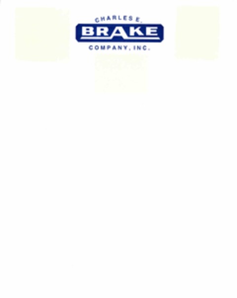 CHARLES E. BRAKE COMPANY, INC. Logo (USPTO, 26.02.2010)