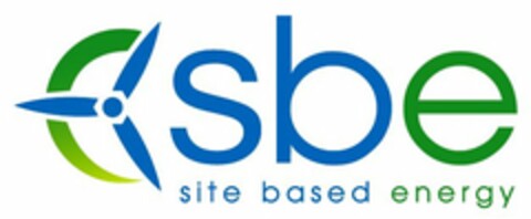 SBE SITE BASED ENERGY Logo (USPTO, 12.11.2010)