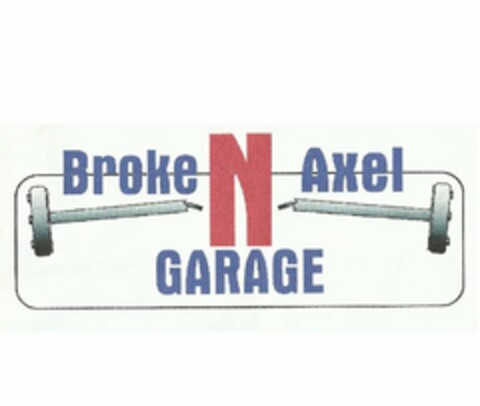 BROKE N AXEL GARAGE Logo (USPTO, 20.12.2011)