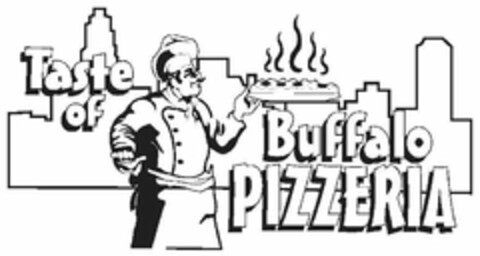 TASTE OF BUFFALO PIZZERIA Logo (USPTO, 14.05.2012)