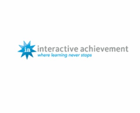 IA INTERACTIVE ACHIEVEMENT WHERE LEARNING NEVER STOPS Logo (USPTO, 25.06.2013)