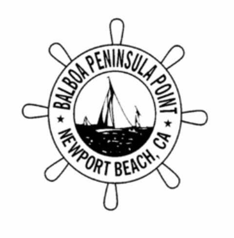 BALBOA PENINSULA POINT NEWPORT BEACH, CA Logo (USPTO, 08/06/2013)