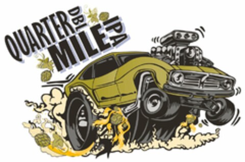 QUARTER MILE DBL IPA Logo (USPTO, 07/21/2014)