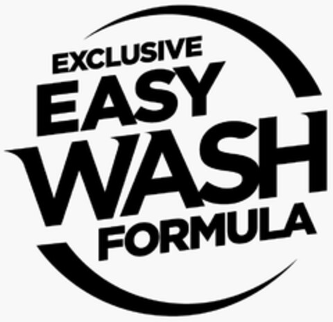 EXCLUSIVE EASY WASH FORMULA Logo (USPTO, 25.09.2014)