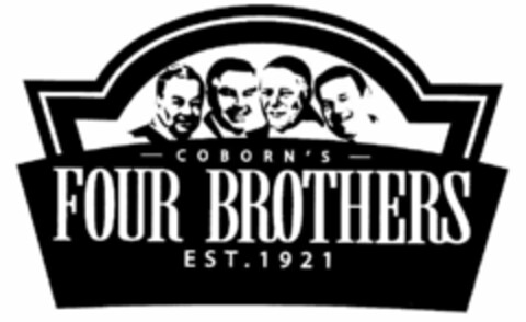 COBORN'S FOUR BROTHERS EST. 1921 Logo (USPTO, 10/15/2014)