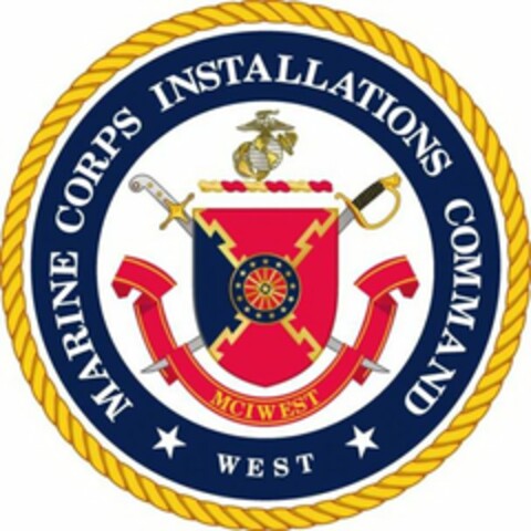 MARINE CORPS INSTALLATIONS COMMAND WEST MCIWEST Logo (USPTO, 02/16/2016)