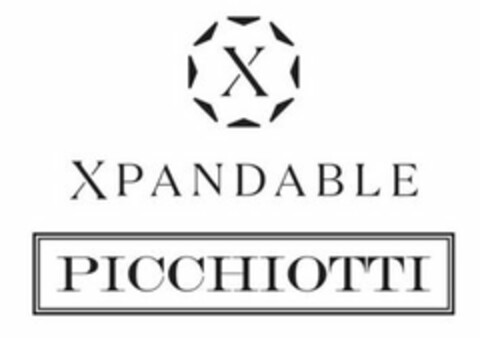 X XPANDABLE PICCHIOTTI Logo (USPTO, 29.02.2016)
