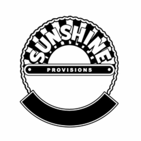 SUNSHINE PROVISIONS Logo (USPTO, 17.06.2016)