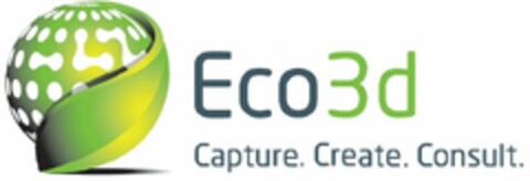 ECO3D CAPTURE. CREATE. CONSULT. Logo (USPTO, 11/17/2016)