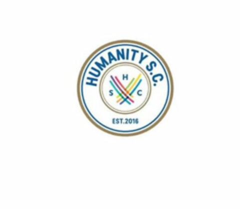 HUMANITY S.C. HSC EST. 2016 Logo (USPTO, 09.03.2017)