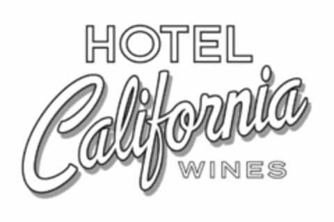 HOTEL CALIFORNIA WINES Logo (USPTO, 13.04.2017)