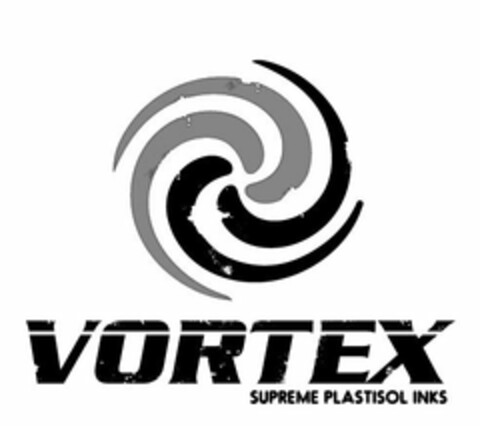 VORTEX SUPREME PLASTISOL INKS Logo (USPTO, 04/13/2017)