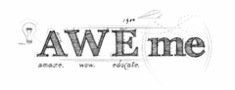 AWE(ME) AMAZE. WOW. EDUCATE. Logo (USPTO, 19.07.2017)