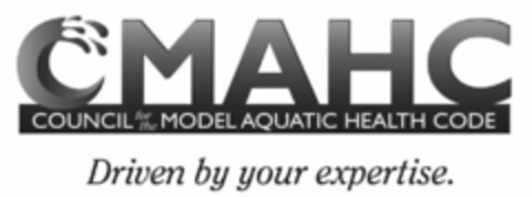 CMAHC COUNCIL FOR THE MODEL AQUATIC HEALTH CODE DRIVEN BY YOUR EXPERTISE. Logo (USPTO, 03/06/2018)