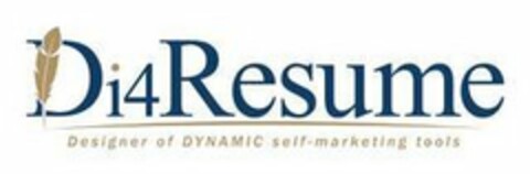 DI4RESUME DESIGNER OF DYNAMIC SELF-MARKETING TOOLS Logo (USPTO, 31.05.2018)