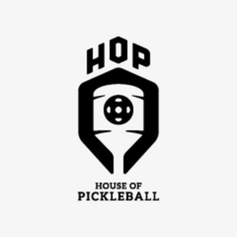 HOP HOUSE OF PICKLEBALL Logo (USPTO, 11.06.2018)