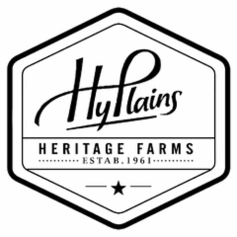 HYPLAINS HERITAGE FARMS ESTAB. 1961 Logo (USPTO, 07.08.2018)