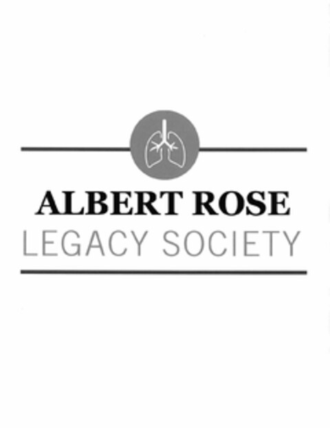 ALBERT ROSE LEGACY SOCIETY Logo (USPTO, 08.04.2019)