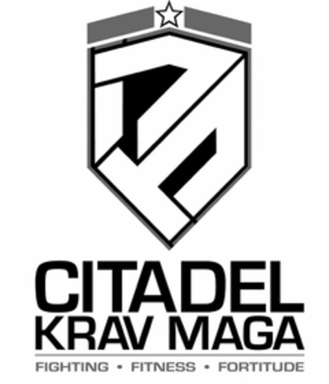 CITADEL KRAV MAGA FIGHT · FITNESS · FORTITUDE Logo (USPTO, 23.04.2019)