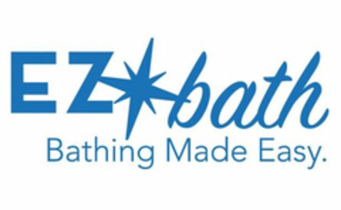 EZ*BATH BATHING MADE EASY. Logo (USPTO, 10.05.2019)