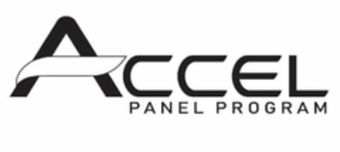 ACCEL PANEL PROGRAM Logo (USPTO, 13.08.2019)