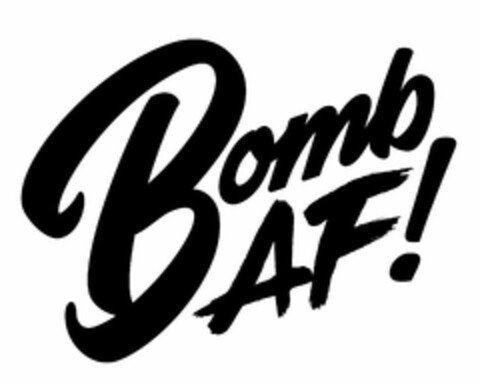 BOMB AF! Logo (USPTO, 12/04/2019)