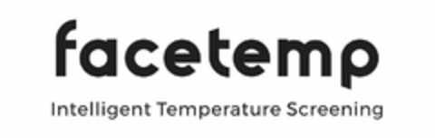 FACETEMP INTELLIGENT TEMPERATURE SCREENING Logo (USPTO, 04/07/2020)