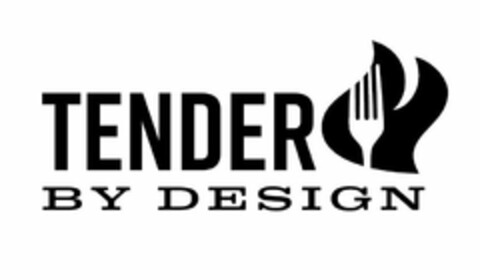 TENDER BY DESIGN Logo (USPTO, 04.08.2020)