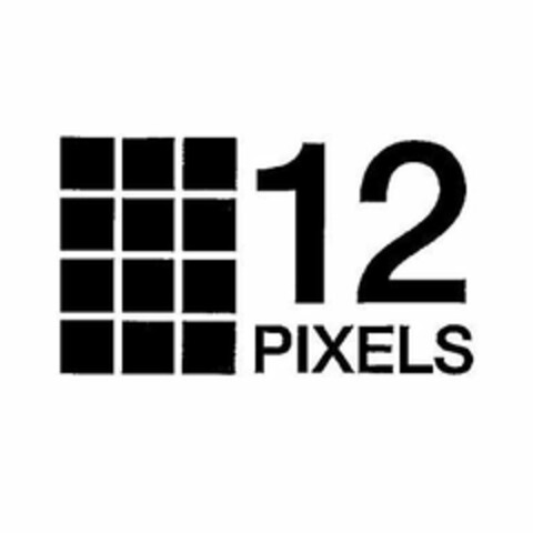 12 PIXELS Logo (USPTO, 07/22/2009)