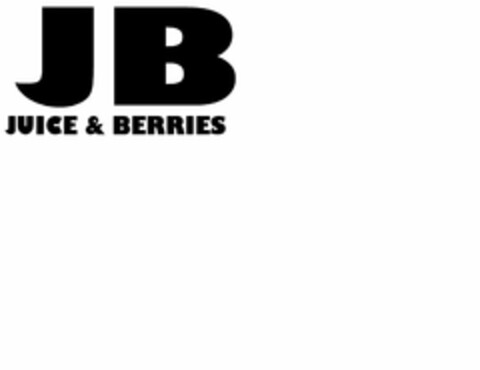 JB JUICE & BERRIES Logo (USPTO, 26.10.2009)