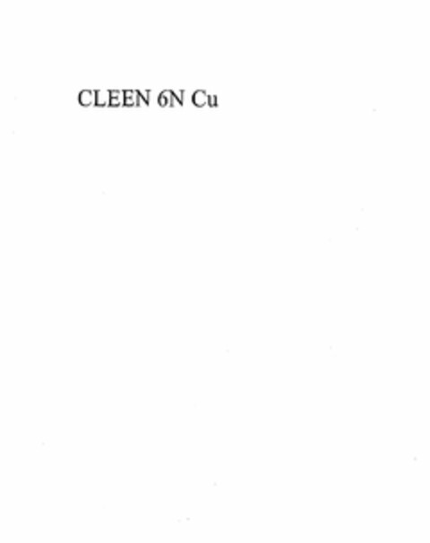 CLEEN 6N CU Logo (USPTO, 18.11.2009)