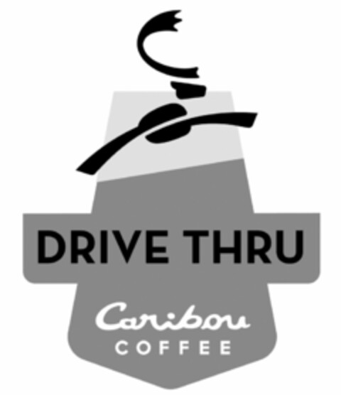 DRIVE THRU CARIBOU COFFEE Logo (USPTO, 23.12.2009)