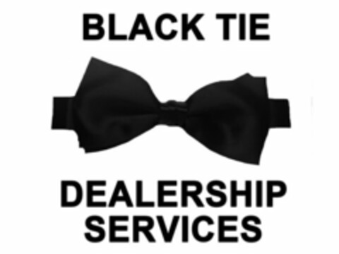 BLACK TIE DEALERSHIP SERVICES Logo (USPTO, 29.12.2009)