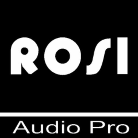 ROSI AUDIO PRO Logo (USPTO, 05/07/2010)