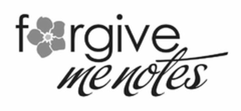 FORGIVE ME NOTES Logo (USPTO, 05/18/2010)