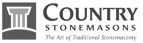 COUNTRY STONEMASONS THE ART OF TRADITIONAL STONEMASONRY Logo (USPTO, 05/25/2011)