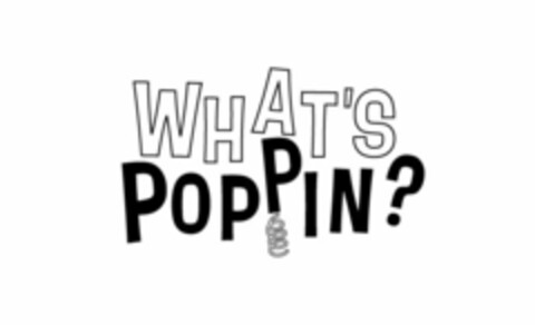 WHAT'S POPPIN? Logo (USPTO, 20.06.2011)