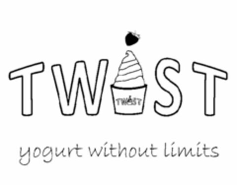 TWIST TWIST YOGURT WITHOUT LIMITS Logo (USPTO, 01/09/2012)