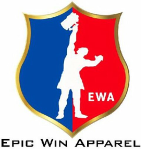 EWA EPIC WIN APPAREL Logo (USPTO, 16.01.2012)