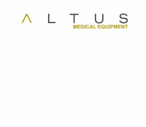 ALTUS MEDICAL EQUIPMENT Logo (USPTO, 20.01.2012)