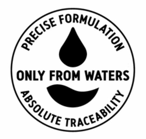 PRECISE FORMULATION ONLY FROM WATERS ABSOLUTE TRACEABILITY Logo (USPTO, 02/14/2012)